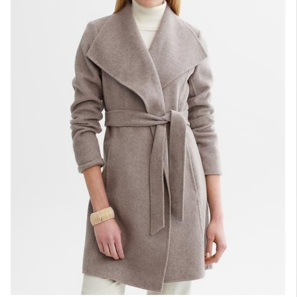 Banana Republic Taupe Belted Coat